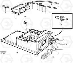 77668 Cab heater with connectors EC340 SER NO 1001-, Volvo Construction Equipment