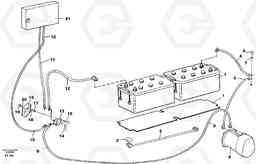 68235 Cables, battery EC340 SER NO 1001-, Volvo Construction Equipment