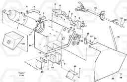 86104 Diesel heater, with fitting parts EC340 SER NO 1001-, Volvo Construction Equipment