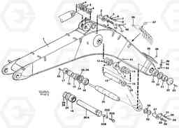 73647 Backhoe boom incl. attachements, 6,0m Me, 6,7m, 7,0m EC340 SER NO 1001-, Volvo Construction Equipment