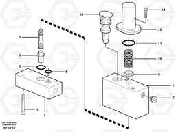 68294 Thermostatic valve EC340 SER NO 1001-, Volvo Construction Equipment