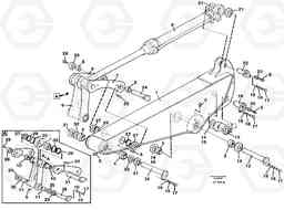 68264 Backhoe dipper arm incl. connections, 2,2m 2,4m 2,9m 3,5m EC340 SER NO 1001-, Volvo Construction Equipment