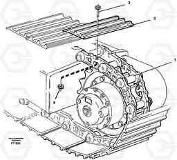 75727 Crawler track EC340 SER NO 1001-, Volvo Construction Equipment