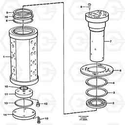 72212 Turning joint EC340 SER NO 1001-, Volvo Construction Equipment