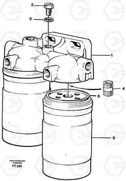 71068 Fuel filter EC340 SER NO 1001-, Volvo Construction Equipment