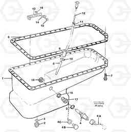 82096 Oil sump EC340 SER NO 1001-, Volvo Construction Equipment