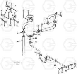 84877 Crankcase ventilation. EC340 SER NO 1001-, Volvo Construction Equipment