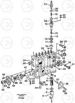 86577 Injection pump. EC340 SER NO 1001-, Volvo Construction Equipment