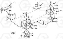 67994 Engine mounting EC340 SER NO 1001-, Volvo Construction Equipment