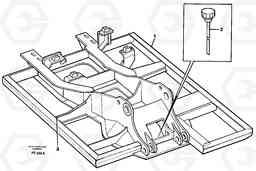 67714 Frame, Superstructure EC340 SER NO 1001-, Volvo Construction Equipment