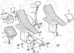 91073 Pedal valve and foot rest EC340 SER NO 1001-, Volvo Construction Equipment