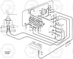 75966 Servo hydraulics, dipper arm EC340 SER NO 1001-, Volvo Construction Equipment