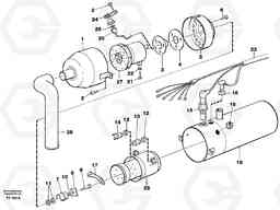 72739 Diesel heater EC340 SER NO 1001-, Volvo Construction Equipment