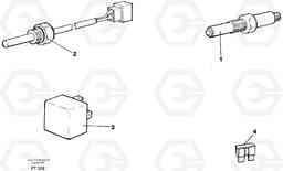 73866 Level guards, sensor and relays EC340 SER NO 1001-, Volvo Construction Equipment