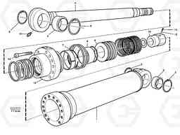 74497 Hydraulic cylinder, boom EC340 SER NO 1001-, Volvo Construction Equipment