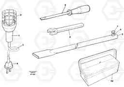 68069 Tool kit EC340 SER NO 1001-, Volvo Construction Equipment