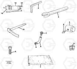 68463 Tools for daily maintenance EC340 SER NO 1001-, Volvo Construction Equipment