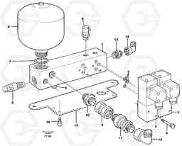 71345 Servo valve body EC340 SER NO 1001-, Volvo Construction Equipment