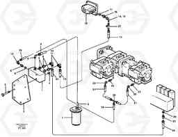 90307 Servo hydraulics, down shift valve EC340 SER NO 1001-, Volvo Construction Equipment