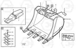68893 Buckets for Quickfit Esco Super V EC340 SER NO 1001-, Volvo Construction Equipment