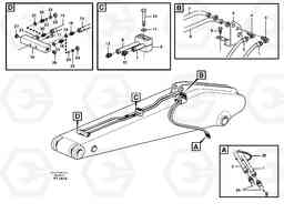 91712 Hydr. quick fit equipm. on dipper arm, 2.4m, 2.9m, 3.5m, 4.1m EC340 SER NO 1001-, Volvo Construction Equipment