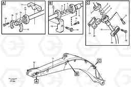 73642 Hammer hydraulics on mo- noboom, 6.0m och 6.7m EC340 SER NO 1001-, Volvo Construction Equipment