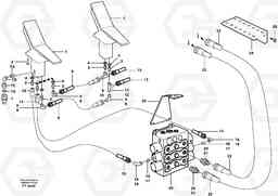 73838 Slope bucket/rotating grab hydraulics in base machine EC340 SER NO 1001-, Volvo Construction Equipment