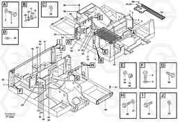 84325 Support for hatches and doors EC340 SER NO 1001-, Volvo Construction Equipment