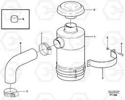 81804 Oil bath filter EC340 SER NO 1001-, Volvo Construction Equipment