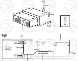 70147 Travel alarm, acoustic EC340 SER NO 1001-, Volvo Construction Equipment