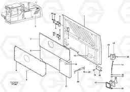 69447 Door, Engine, Left EC340 SER NO 1001-, Volvo Construction Equipment