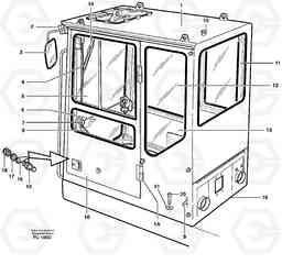 23987 Operator's cab EC390 SER NO 1001-, Volvo Construction Equipment