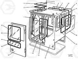 29032 Windows EC390 SER NO 1001-, Volvo Construction Equipment