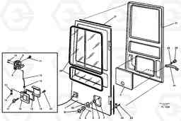 85236 Door, operator's cab EC390 SER NO 1001-, Volvo Construction Equipment