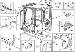 91268 Interior components EC390 SER NO 1001-, Volvo Construction Equipment