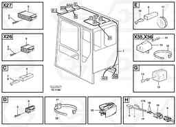 82737 Cable harnesses, cab EC390 SER NO 1001-, Volvo Construction Equipment