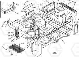 23990 Support for hatches and doors EC390 SER NO 1001-, Volvo Construction Equipment