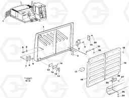 83119 Door, engine, right EC390 SER NO 1001-, Volvo Construction Equipment