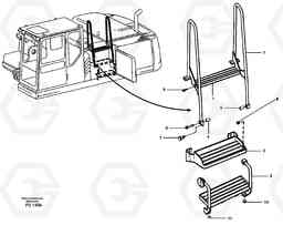 31437 Ladder over battery EC390 SER NO 1001-, Volvo Construction Equipment