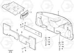 51315 Counterweights EC390 SER NO 1001-, Volvo Construction Equipment