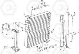 85240 Condensor with fitting parts, cooling agent R134a EC390 SER NO 1001-, Volvo Construction Equipment