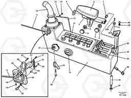 37853 Side panel, left EC390 SER NO 1001-, Volvo Construction Equipment