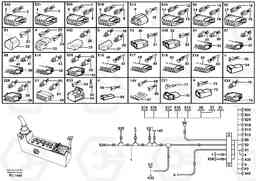 83711 Cable harness, side panel, left EC390 SER NO 1001-, Volvo Construction Equipment