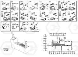 82940 Cable harness, side panel, right EC390 SER NO 1001-, Volvo Construction Equipment