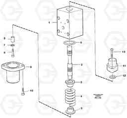 62492 Connection valve dipper arm EC390 SER NO 1001-, Volvo Construction Equipment