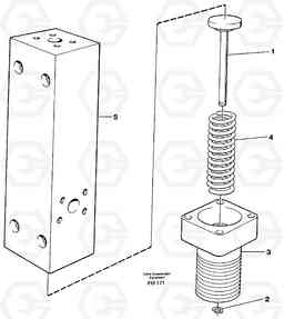 27558 Shunt valve EC390 SER NO 1001-, Volvo Construction Equipment