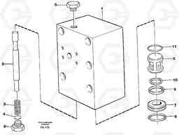 27559 Connection valve Crawler track EC390 SER NO 1001-, Volvo Construction Equipment