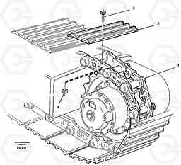 62652 Crawler track EC390 SER NO 1001-, Volvo Construction Equipment