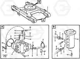 23974 Hydraulic system, transport in undercarrige EC390 SER NO 1001-, Volvo Construction Equipment