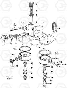 53514 Filter housing EC390 SER NO 1001-, Volvo Construction Equipment